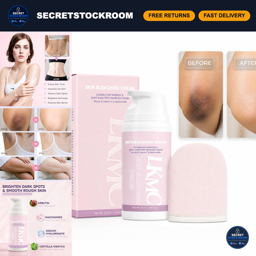 Skin bleaching cream - cream, for
