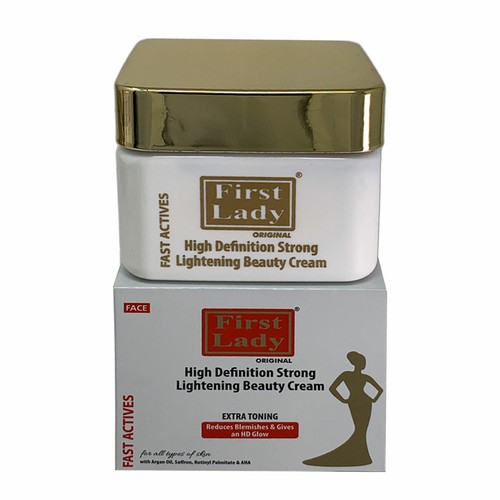 First lady brightening face - first,